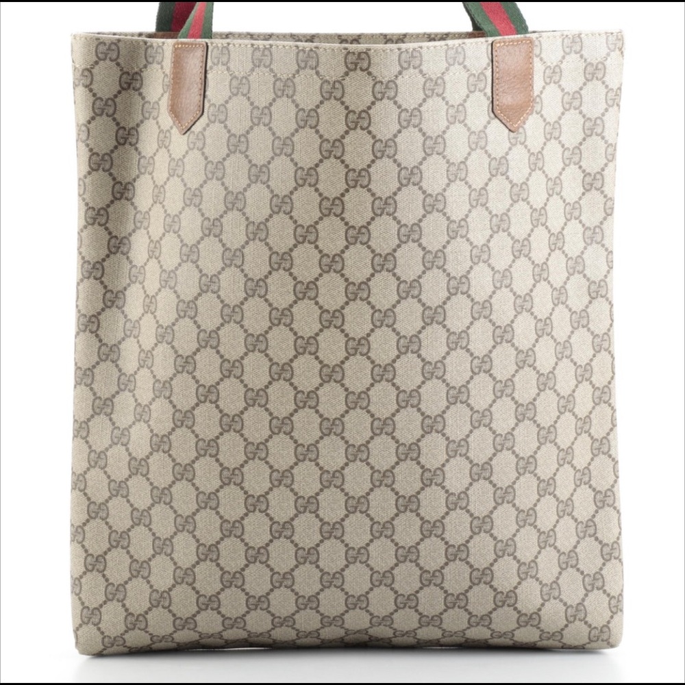 Authentic Vintage Gucci Tote — GG Supreme Coated Canvas